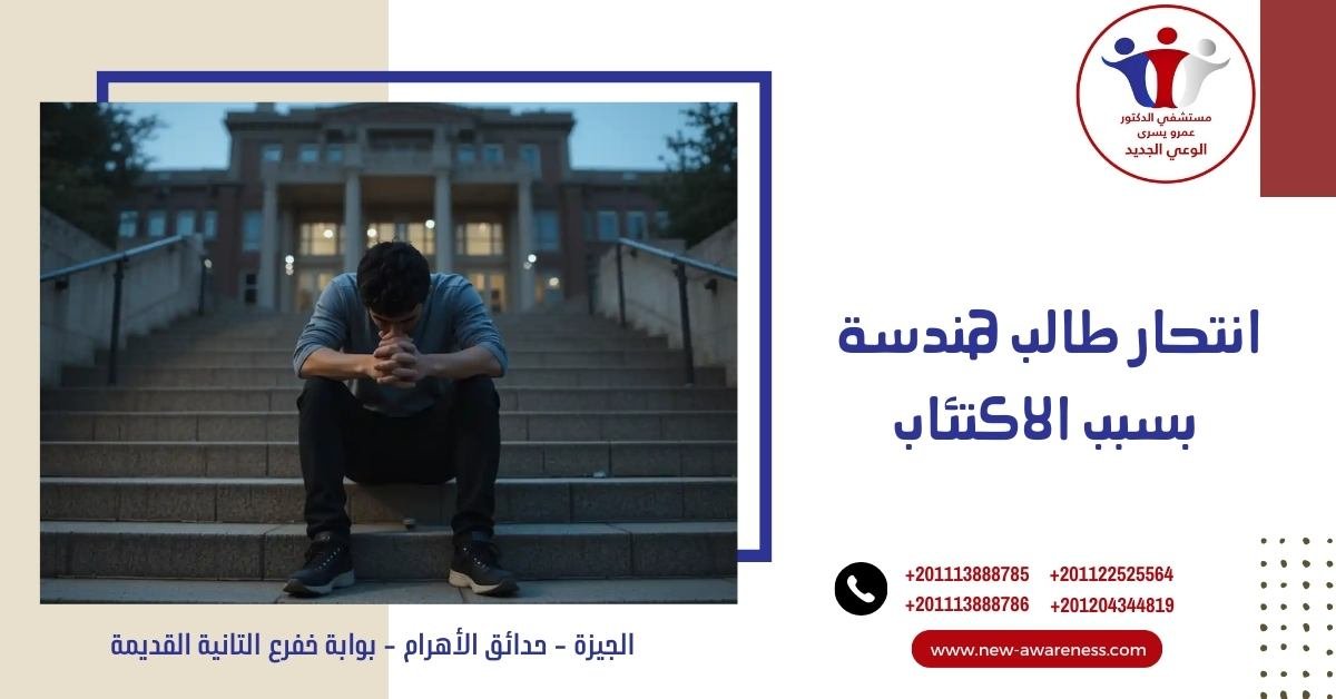 انتحار طالب هندسة بسبب الاكتئاب