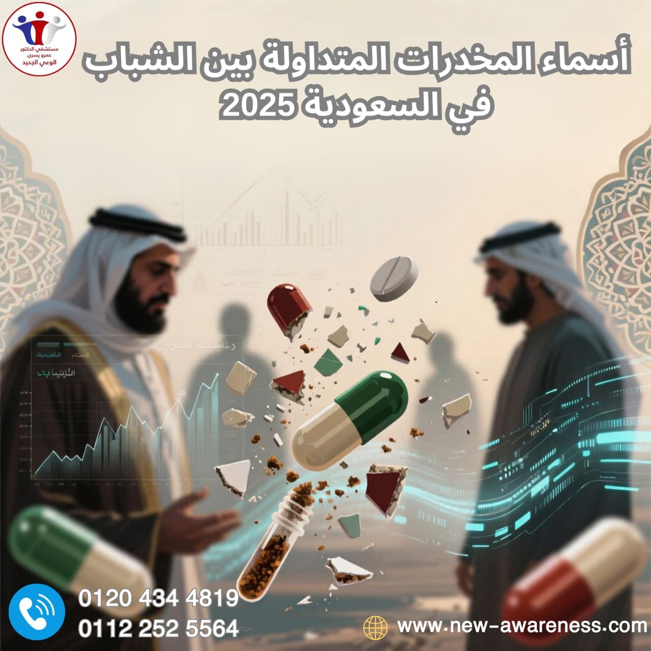 أسماء المخدرات المتداولة بين الشباب في السعودية 2025