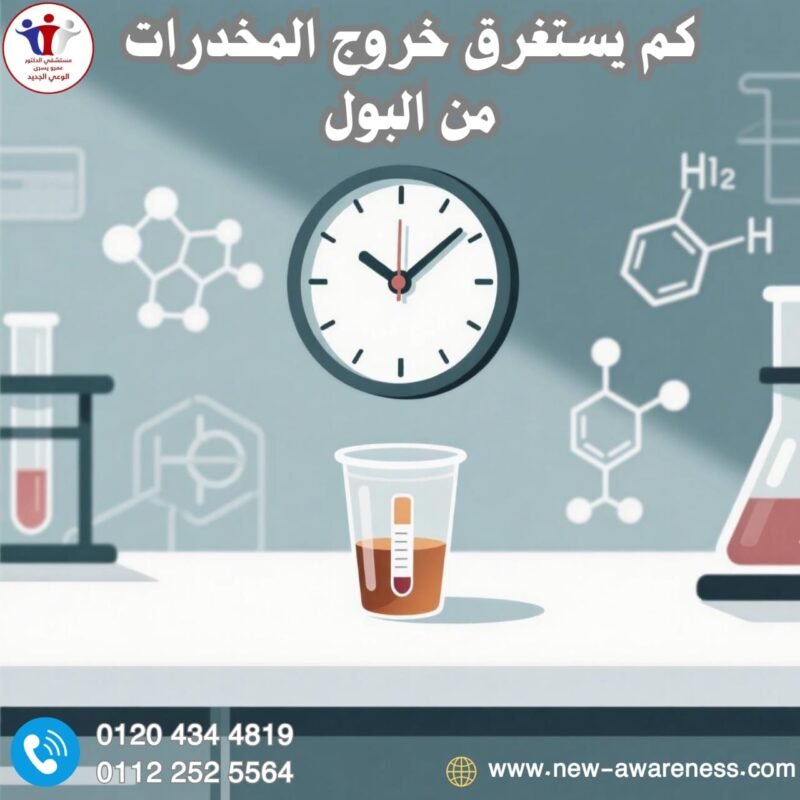 كم يستغرق خروج المخدرات من البول