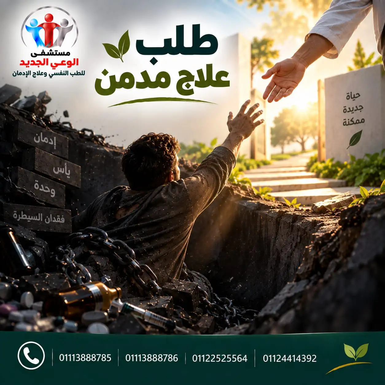 طلب علاج مدمن