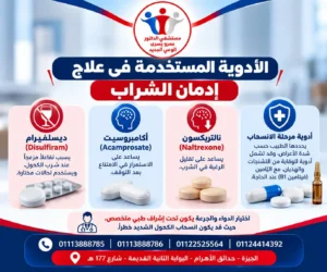 ما الأدوية المستخدمة في علاج ادمان الشراب تحت إشراف الطبيب