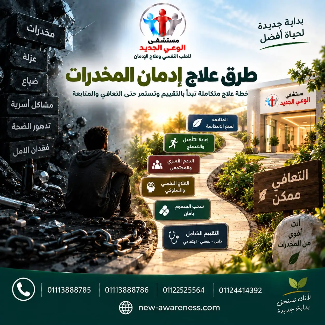 طرق العلاج من ادمان المخدرات