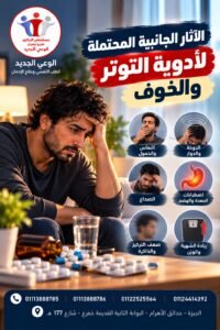 ما الآثار الجانبية المحتملة لأدوية التوتر والخوف